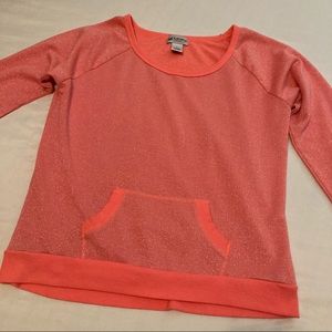 Metallic & Orange SELF ESTEEM Pullover Sweatshirt
